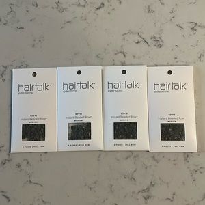 Brand New HairTalk extensions, Instant Beaded Row, medium, 3 pieces, Full Row.